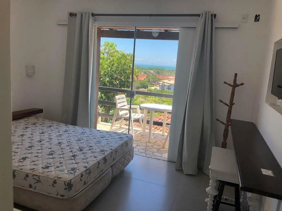 Apart-hotel Flat Geribá com linda vista, 500 metros da praia Búzios